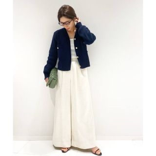 Plage 美品 plage ゴールドボタンニットジャケットの通販 by l's