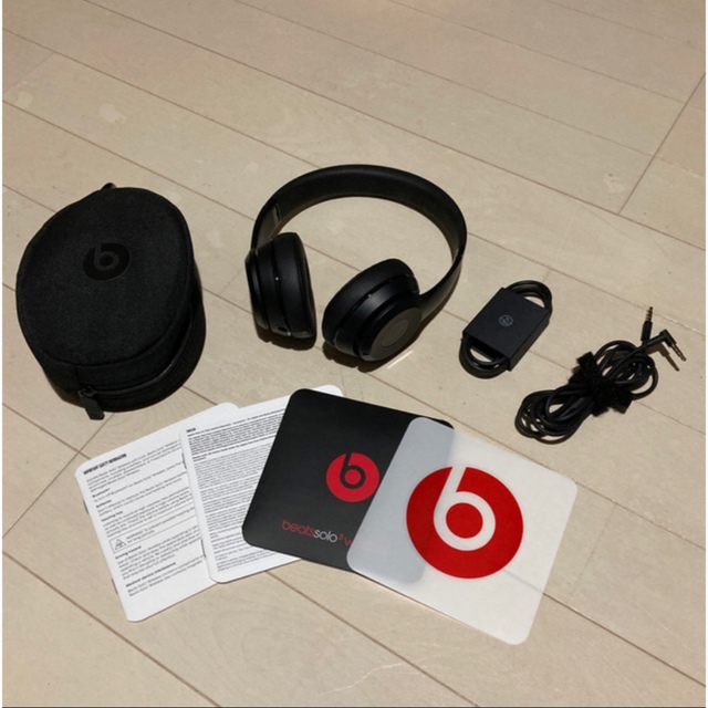 Beats by Dr Dre(ビーツバイドクタードレ)のBeats by Dr Dre SOLO3 WIRELESS ブラック スマホ/家電/カメラのオーディオ機器(ヘッドフォン/イヤフォン)の商品写真