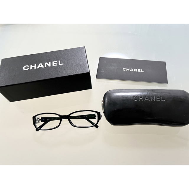 CHANEL(シャネル)の◆激レア◆シャネル◆メガネ◆レディース◆ブラック◆黒◆フラワー◆花◆◆ レディースのファッション小物(サングラス/メガネ)の商品写真