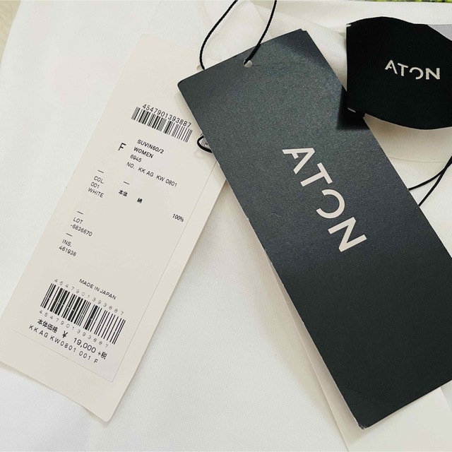 ATON タグ有2022springsummer 去年購入数回のみ使用 ブラック