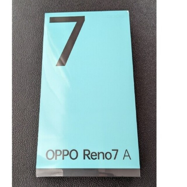 新品未開封　OPPO reno 7aスマートフォン/携帯電話