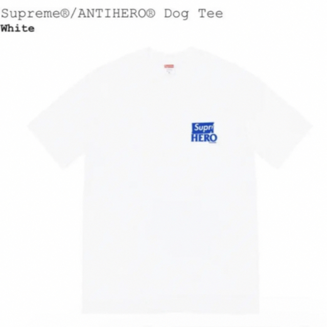 Supreme / ANTIHERO Dog Tee 白 ホワイト XLボックスロゴ