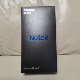 ギャラクシー(Galaxy)のSAMSUNG Galaxy Note8 SC-01K Midnight Bla(スマートフォン本体)