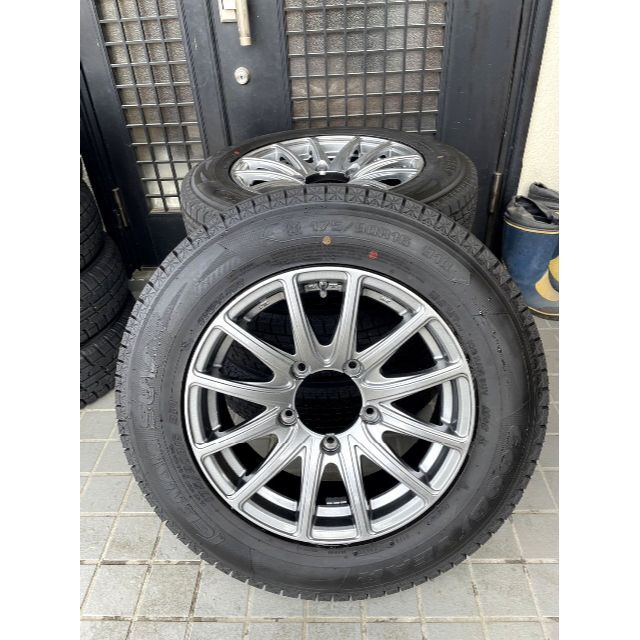 新品同様☆ジムニー用スタッドレスセット☆175/80R16 9.8分山