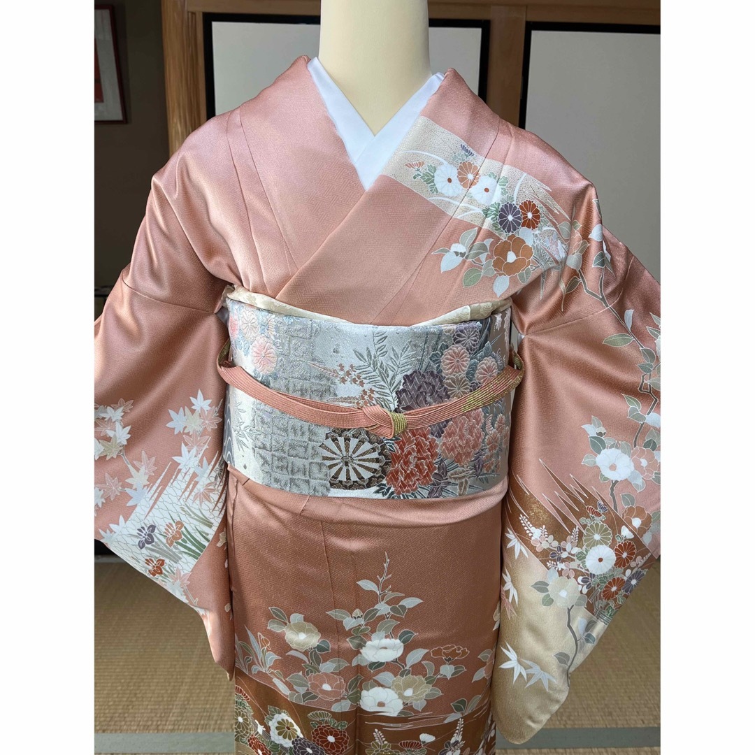 kf-627 美品 逸品 粋!豪華 総刺繍 正絹 訪問着- kf-627 美品 逸品 粋!豪華 総刺繍 正絹 訪問着-