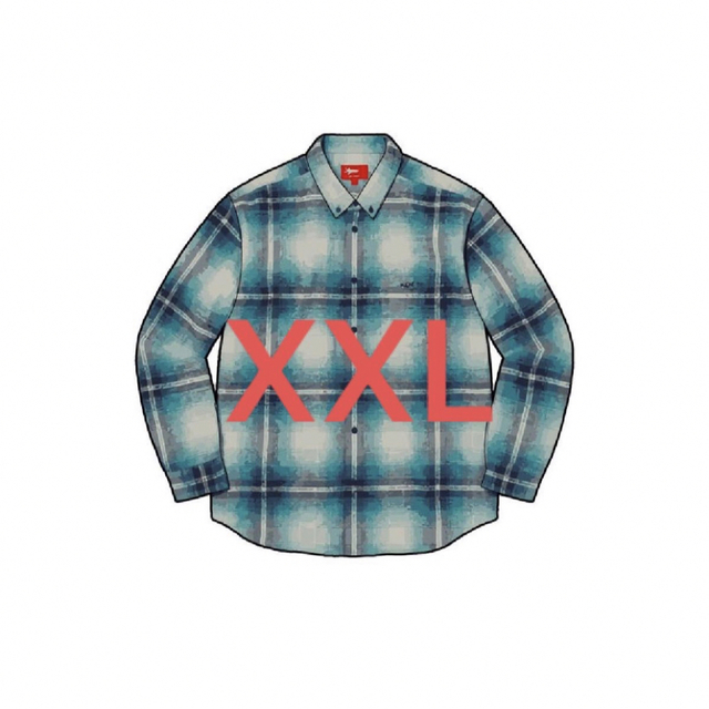 Supreme Shadow Plaid Flannel Shirt ネルシャツ