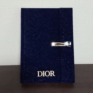 クリスチャンディオール(Christian Dior)の（新品未使用）Dior ノート 手帳 ネイビー×ボタニカル柄(ノート/メモ帳/ふせん)