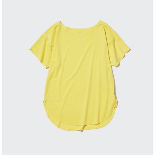 ユニクロ(UNIQLO)のUNIQLO エアリズムシームレスボートネックロングT  ユニクロ(Tシャツ(半袖/袖なし))