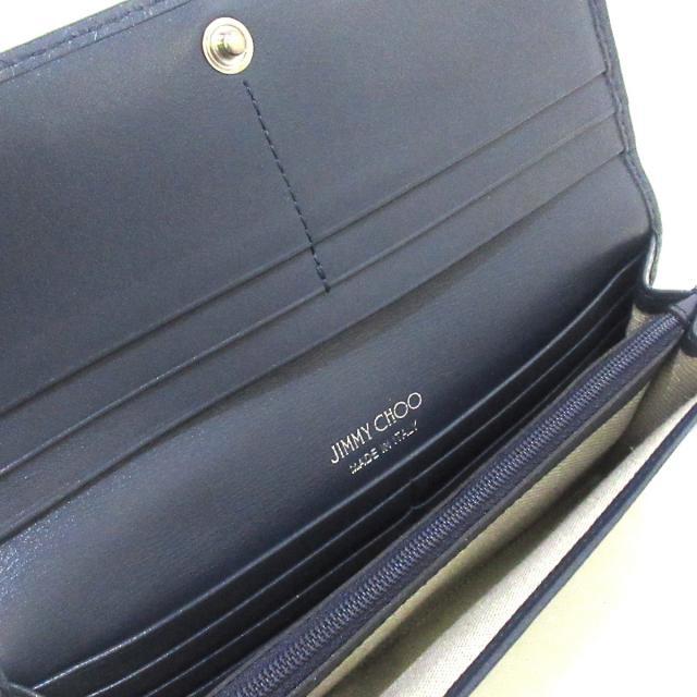 ジミーチュウ 長財布美品 ニノ ロゴ型押し