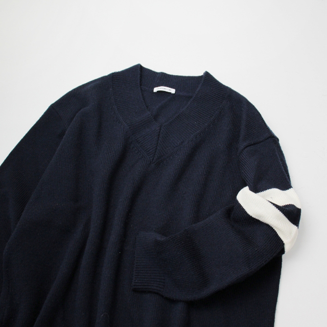 DEUXIEME CLASSE
Oversized Vネックセーター/ネイビー