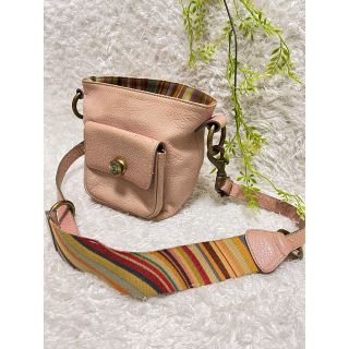 Paul Smith ポールスミス マルチカラーレザー ミニショルダーバッグ