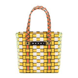 マルニ(Marni)のMARNI マルニ かごバッグ ハンドバッグ イエロー(ハンドバッグ)