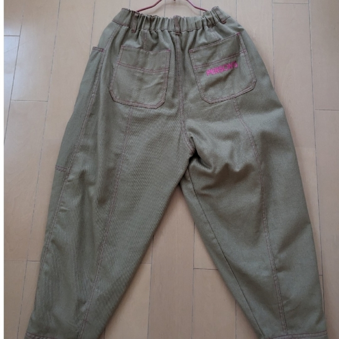 新品　PERSON'S　リバーシブルキャットパンツ　S