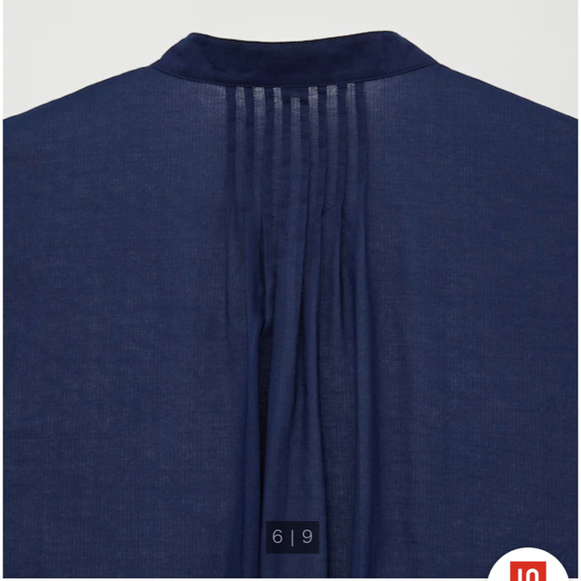 UNIQLO(ユニクロ)のコットンピンタックワンピース レディースのワンピース(ロングワンピース/マキシワンピース)の商品写真