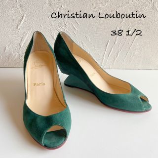 クリスチャンルブタン(Christian Louboutin)のChristian Louboutin ルブタン  変形ウェッジ スエード(ハイヒール/パンプス)