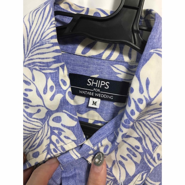 SHIPS(シップス)の美品★SHIPS × ワタベウェディング  かりゆし メンズのトップス(シャツ)の商品写真