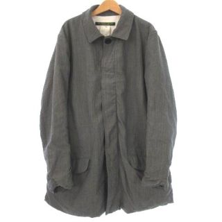 Paul Harnden ポールハーデン イギリス製 MAC COAT マックコート XS チャコール ステンカラー トレンチ アウター【Paul Harnden】