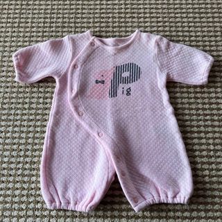 ニシキベビー(Nishiki Baby)の新生児ロンパース　50cm 女の子(ロンパース)