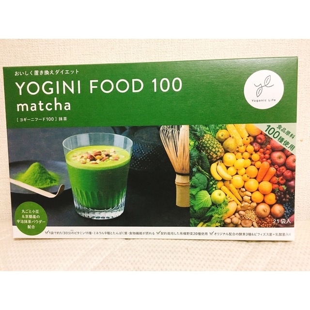 YOGINI FOOD 100 抹茶 一箱 ヨギーニフード リール - kazuhirobessho ...