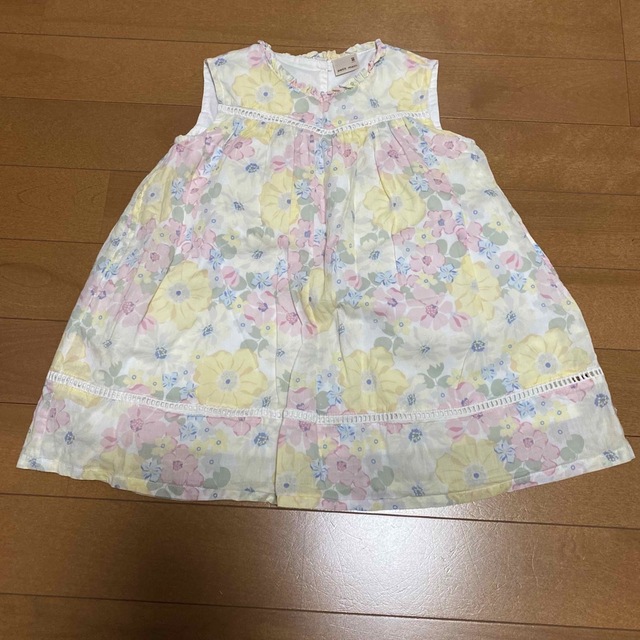 petit main(プティマイン)の【美品】プティマイン80cmワンピース キッズ/ベビー/マタニティのベビー服(~85cm)(ワンピース)の商品写真