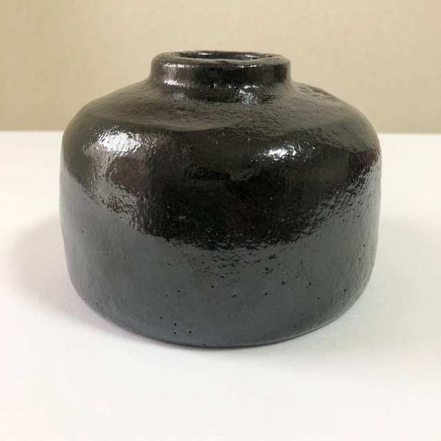 新品！黒楽　抹茶茶碗　女　人物図　京焼 インテリア/住まい/日用品のキッチン/食器(食器)の商品写真