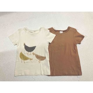 エイチアンドエイチ(H&H)の【お値下げ！！H&M】オーガニックコットン100%◎Tシャツ2点セット🐓◎(Ｔシャツ)