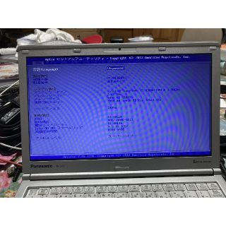 パナソニック(Panasonic)の【ジャンク】 CF-SX3 液晶画面 レッツノート パナソニック(ノートPC)