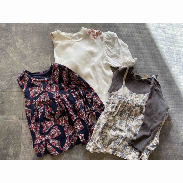 babyGAP(ベビーギャップ)のテータテート　BabyGAP 西松屋 長袖　まとめ売り キッズ/ベビー/マタニティのベビー服(~85cm)(Ｔシャツ)の商品写真