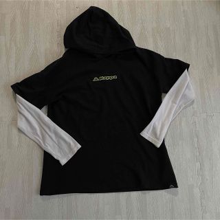 ケイパ(Kaepa)のKaepa レイヤード風トップス　重ね着風　ロンT M パーカー(Tシャツ(長袖/七分))