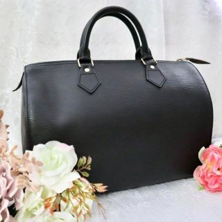 ルイヴィトン(LOUIS VUITTON)のB242 ルイヴィトン エピ スピーディ30 ミニボストンバッグ ノワール(ボストンバッグ)