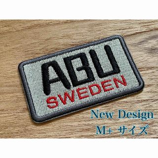 ABU GARCIA Newロゴ刺繍ワッペン(シルバーグレー)★海外限定品★新品(その他)