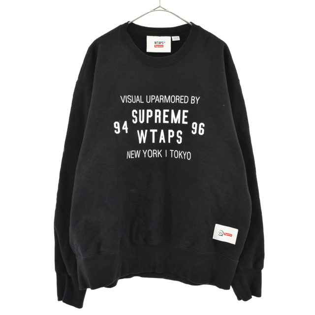 SUPREME シュプリーム 21AW×WTAPS CREWNECK ダブルタップス ロゴ