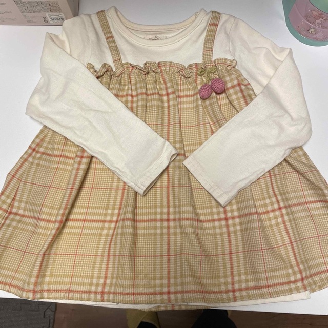 キムラタン(キムラタン)の美品✨キムラタン♡ドッキングカットソー✨110 キッズ/ベビー/マタニティのキッズ服女の子用(90cm~)(Tシャツ/カットソー)の商品写真