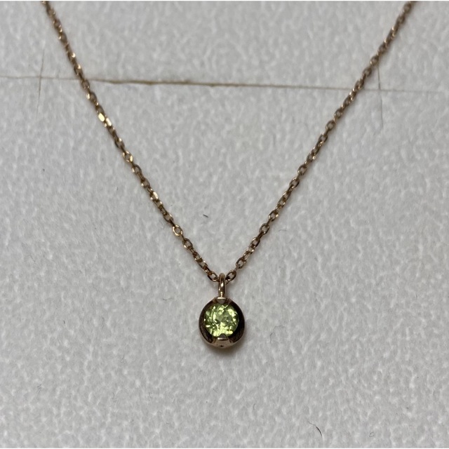 税込) エステール ミルフローラ ペリドット ネックレス 10K ネックレス