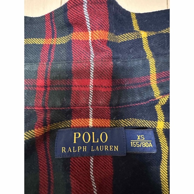 POLO RALPH LAUREN(ポロラルフローレン)のポロラルフローレン　チェック　シャツ　肘当て付き レディースのトップス(シャツ/ブラウス(長袖/七分))の商品写真