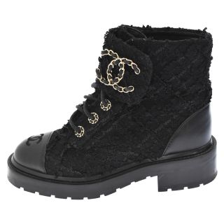 シャネル レースアップブーツ ブーツ(レディース)の通販 60点 | CHANEL