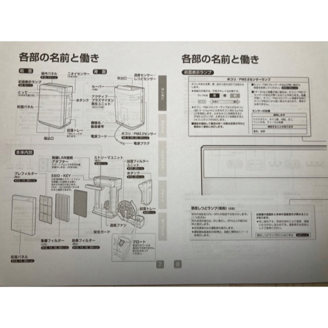 DAIKIN(ダイキン)の【良品2020年製】ダイキン ストリーマ 加湿空気清浄機 ACK70X-W スマホ/家電/カメラの生活家電(空気清浄器)の商品写真