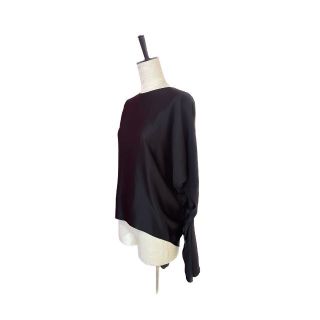 Chloe クロエ ブラウス 長袖 黒 無地 シンプル black