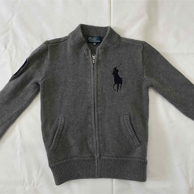 POLO RALPH LAUREN(ポロラルフローレン)のポロ　ラルフローレン　フルジップニット キッズ/ベビー/マタニティのキッズ服男の子用(90cm~)(ジャケット/上着)の商品写真