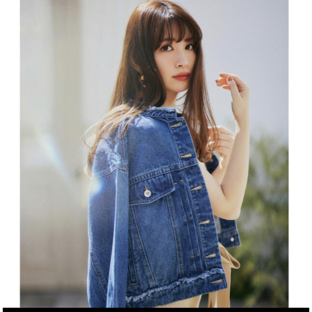 herlipto Milano Cropped Denim Jacket