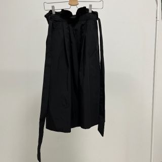 ザラ(ZARA)のZARA BASIC スカート ブラック XSサイズ(ロングスカート)