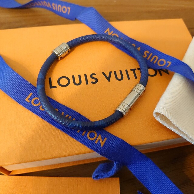 LOUIS VUITTON - 【美品】ルイヴィトンブラスレスプリットブレスレット