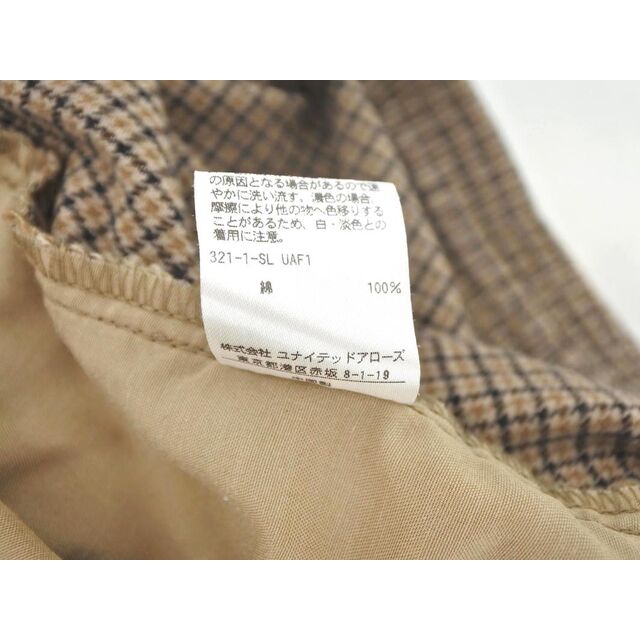 UNITED ARROWS ユナイテッドアローズ A DAY IN THE LIFE 千鳥柄