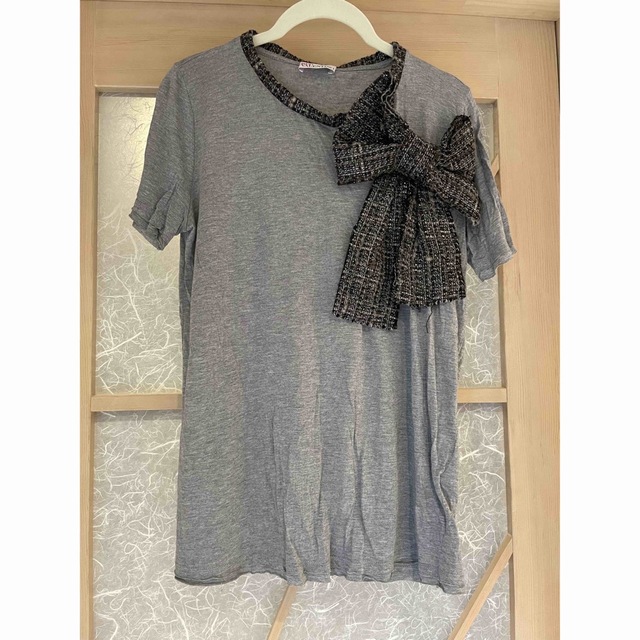 未使用) Red Valentino ツイードリボンTシャツ ks7.cl