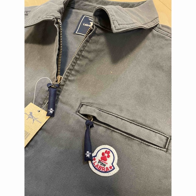 Labrador Retriever(ラブラドールリトリーバー)のラブラドールレトリーバー✨新品✨ジップアップアウター　メンズS メンズのジャケット/アウター(ライダースジャケット)の商品写真