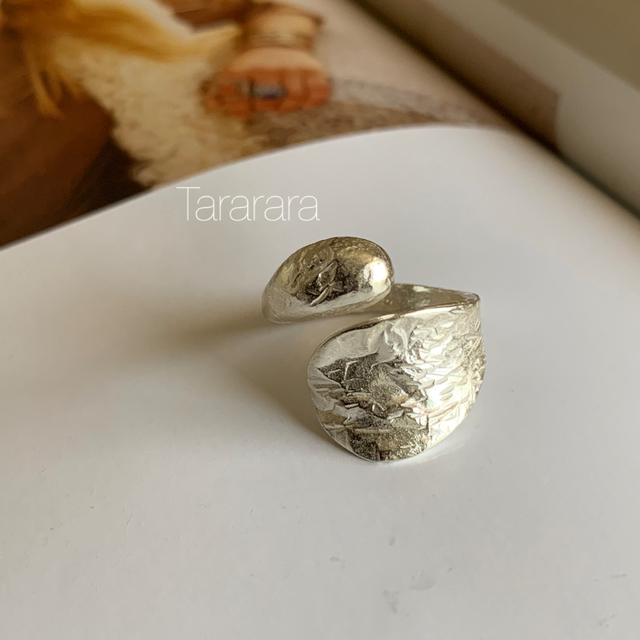 ●silver925 wrinkle ring S● レディースのアクセサリー(リング(指輪))の商品写真