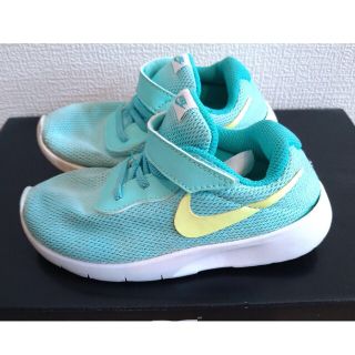 ナイキ(NIKE)の【送料込】NIKE ナイキ スニーカー キッズ 子供 16センチ 靴 水色(スニーカー)