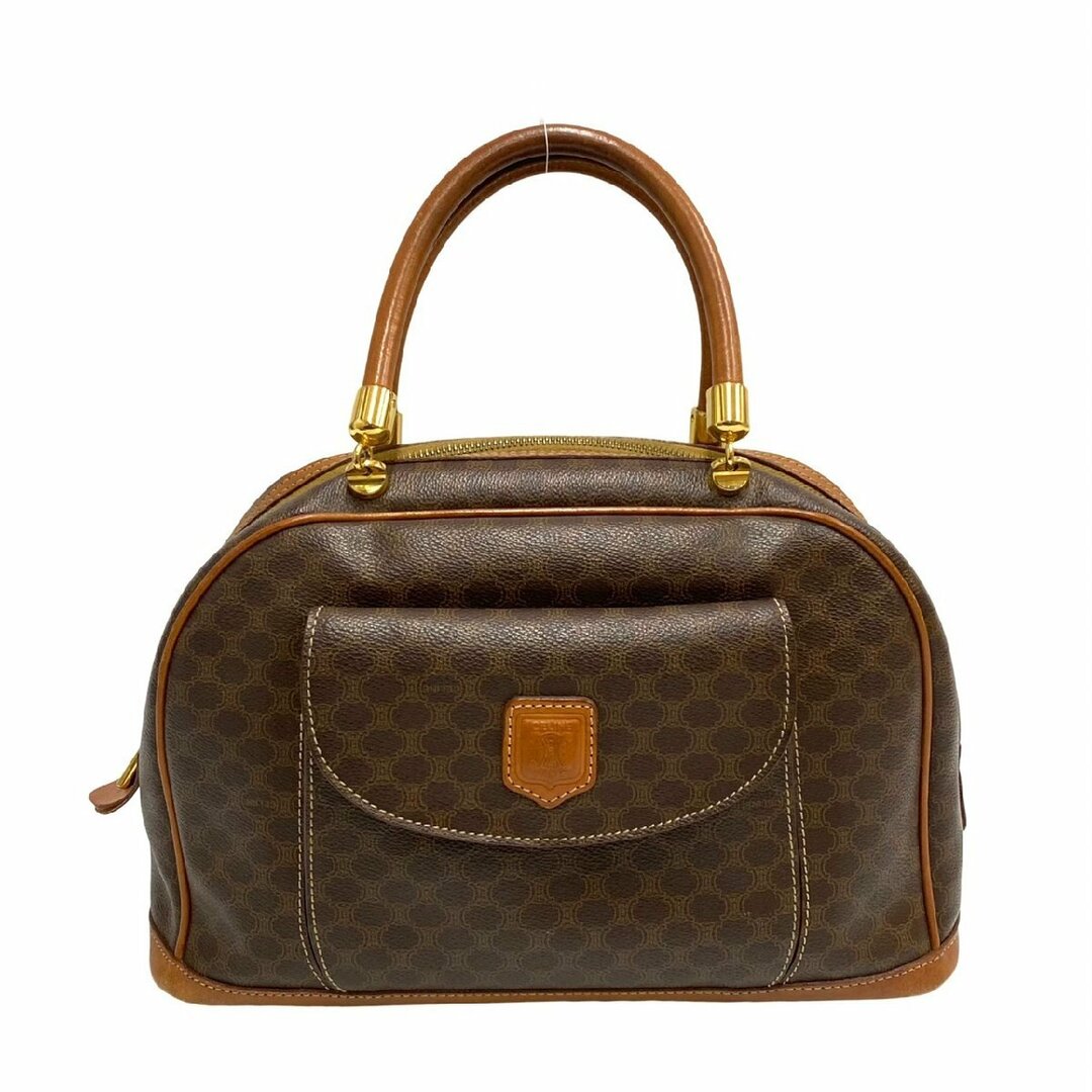 極美品】CELINE セリーヌ ボストンバッグ マカダム トリオンフ
