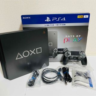 プレイステーション4(PlayStation4)の極美品SONY PlayStation4 本体 CUH-2200BBZR (家庭用ゲーム機本体)