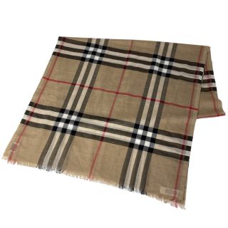 バーバリー(BURBERRY)のバーバリー チェック柄 ストール ユニセックス 【中古】(ストール/パシュミナ)